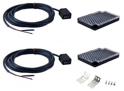 Lichtschranken-Sensoren 2 Stk. NPN NO/NC 4 m IP67