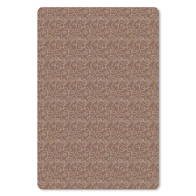Produktbild von MuchoWow® Mauspad Mousepad Porträt - Muster - Abstrakt 40x60 cm - Mousepads - Maus Mat - Pad - Mausunterlage - Schreibtisch Accesoire