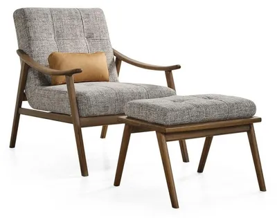 Produktbild von Sofagarnitur Komplette Polstersofa Braun Dreisitzer Sessel Modern 3tlg