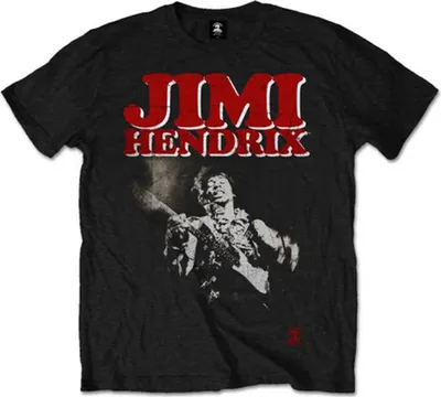 Produktbild von Jimi Hendrix Block Logo Black M T-Shirt
