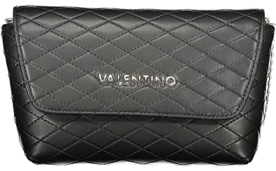Produktbild von Elegante Schwarze Umhängetasche mit Verstellbarer Kette & Druckknopf