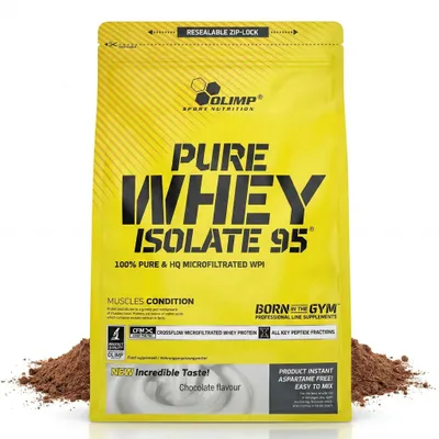 Produktbild von Olimp Whey Isolate 95 Protein - 600g verschiedene Geschmäcker - Erdbeere