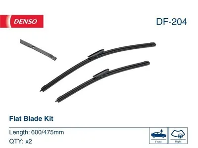Produktbild von DENSO Scheibenwischer Vorne für CITROËN C4 CACTUS Rahmenlos
