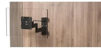 Produktbild von Caratec TV-Wandhalterung Flex CFW400AS 4 Drehpunkte Neigbar 10° Schwarz