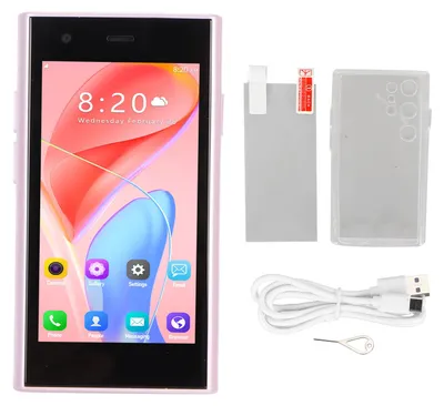 Image de Mini smartphone 3 pouces 3G 2 MP 5 MP 1000 mAh 854 x 480 Quad Core Ultra Thin 2 Go de RAM 16 Go de ROM Petit téléphone portable pour Android 8.1 Violet