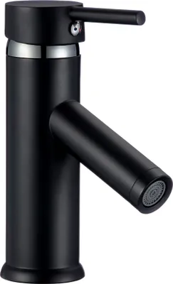 Produktbild von Design Badarmatur schwarz | Wasserhahn | Waschbecken Bad Armatur | Waschtisch