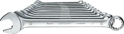 Produktbild von GEDORE 7-011 Ring-Maulschlüssel-Satz 11-teilig UD-Profil 8-22 mm, 6093070