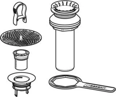 Produktbild von Geberit 244969001 Ablaufset für Urinal Narva