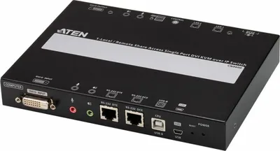 Image de Aten CN9600 CN9600 KVM Over IP Switch, DVI USB Audio Console