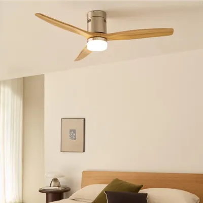 Produktbild von WIND CALM NATURAL WOOD - Leiser Deckenventilator 40W 100% Holz