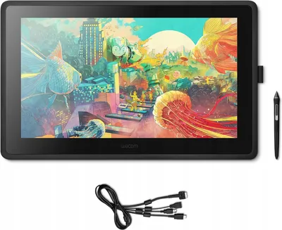 Zdjęcie produktu dla Wacom Cintiq 22 tablet graficzny z rysikiem i podstawką Full-HD 1920x1080