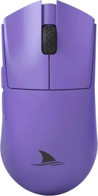Image de Darmoshark M3s mini souris de jeu de compétition 2KHz, trois méthodes de connexion (BT5.0/2,4G sans fil/type-C) | 26KDPI PAW3395 souris optique à capteur | 2000HZ taux de retour, violet