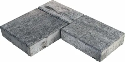 Produktbild von Pflastersteine VIA DECO WEIß-SCHWARZ PE2