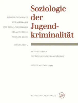Obrázok produktu pre Soziologie der Jugendkriminalität