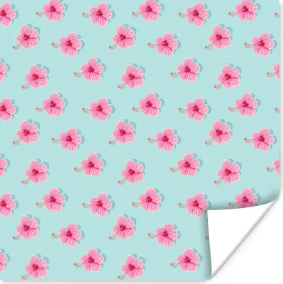 Produktbild von MuchoWow® Poster Blumen - Sakura - Sommer 30x30 cm - Wandposter - Printing