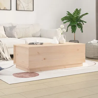 Produktbild von Couchtisch 100x50x35 cm Massivholz Kiefer , Couchtische Design 2024