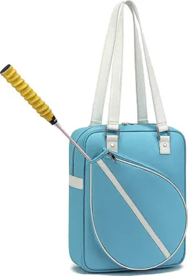 Productafbeelding van Damessporttas voor padel - Tennisrugzak - Ruimte voor 2 rackets of meer - Met gaasvak - Geschikt voor outdoor sport en fitness - (Rackets niet inbegrepen)