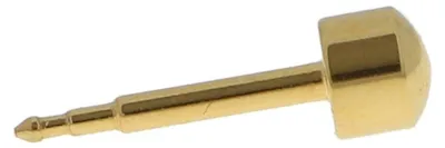 Produktbild von Ohrstecker, Edelstahl, vergoldet, mit Knöpfen, kein Edelstein, Edelstahl, Kein E