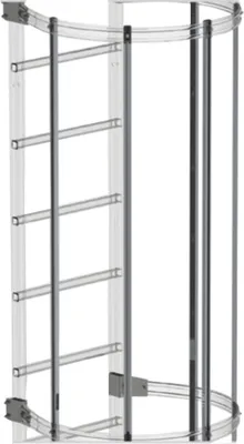 Produktbild von Euroline Rückenschutzstrebe 3000mm Stahl verzinkt