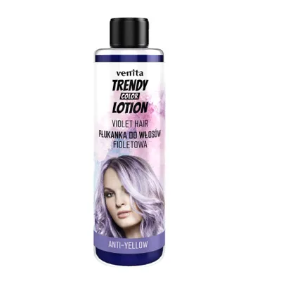 Obrázek produktu pro Venita Fialové Oplachovací Mléko na Vlasy, 200ml - Color Lotion pro Trendy Vlasy