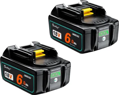 Obrázek produktu pro Akumulátor pro elektrické nářadí, 18V, Li-Ion, 2 ks 6Ah baterie