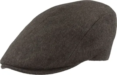 Fiebig Schiebermütze 100% Kaschmir Flatcap in grau