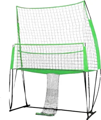 Immagine prodotto di Rete da allenamento per pallavolo, altezza regolabile, struttura resistente, verde