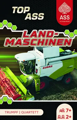 Produktbild von Quartett Landmaschinen – Feldriesen Kartenspiel für Kinder