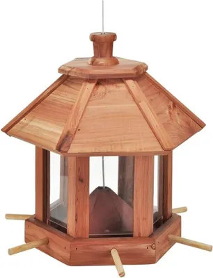 Produktbild von International Futterhaus für Vögel, Holz, 26 x 26 x 27 cm