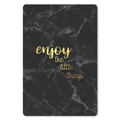 Produktbild von MuchoWow® Mauspad Mousepad Zitate - Sprichwörter - Gold - Marmor 40x60 cm - Mousepads - Maus Mat - Pad - Mausunterlage - Schreibtisch Accesoire