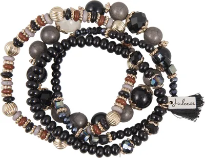 Image de Juleeze JZBR0384Z Bracelet à perles noires