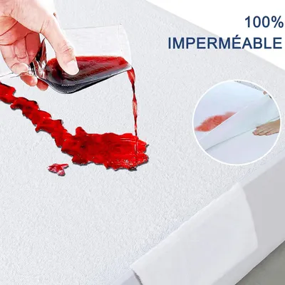 Productafbeelding van Famanu matrasbeschermer, waterdicht, 200x200 cm - Ademend - Hypoallergeen - Bescherming tegen huisstofmijt en bacteriën
