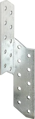 Zdjęcie produktu dla Alberts 329778 Kotwa do krokwi i płatwi, lewa i prawa, ocynkowana metodą Sendzimira, 32 x 32 x 170 mm, zestaw 12 sztuk