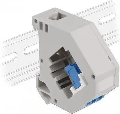 Image de Adaptateur Keystone Jack-DIN pour montage sur rail Delock