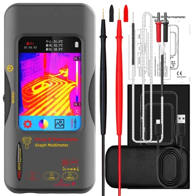 Obrázok produktu pre Termografický multimeter, rozlíšenie 320 × 240, 3,98-palcový dotykový displej, SH7A