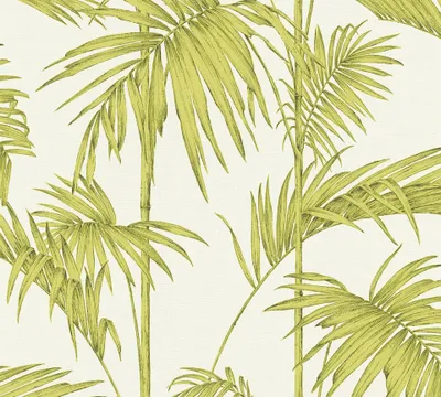 Obrázek produktu pro Livingwalls palmová tapeta Metropolitan Stories tropická tapeta Lola Paris netkaná tapeta zelená krémová 10,05 m x 0,53 m