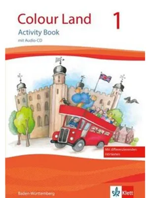 Produktbild von Colour Land. Für den Beginn ab Klasse 1. Ausgabe 2016. Activity Book mit Audio-CD und Bildkarten 1. Schuljahr