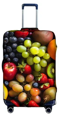 Produktbild von Elastische Gepäckabdeckung, waschbar und kratzfest, in Weiß für Reisen, Größe S