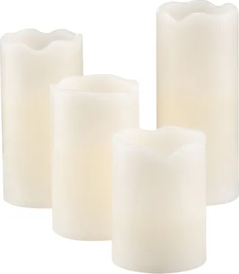 Produktbild von 4er LED Kerzen flammenlos mit Fernbedienung