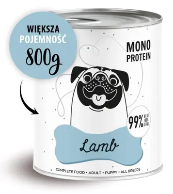 Obrázek produktu pro Balíček Pepe Lamb - mokrá krmiva pro psy - 800 g