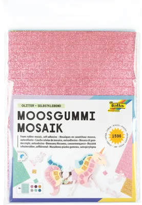 Obrázok produktu pre folia 2365 folia penová gumová mozaika "Glitter", samolepiaca, 1 596 kusov