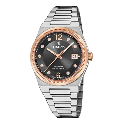 Produktbild von Festina Uhr Swiss Damen silber Armband Edelstahl UF20037/3