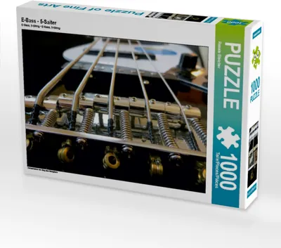 Produktbild von Calvendo E-Bass - 5-Saiter 1000 Teile Puzzle quer 640x480mm, Bleicher Renate; 7300393