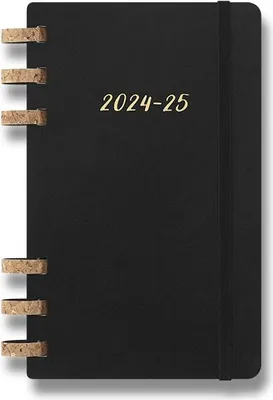 Produktbild von Moleskine 12 Monate Studienplaner mit Spiralbindung 2025, L/A5, Weicher Einband, Schwarz