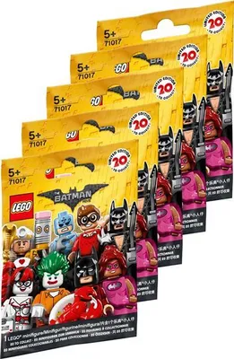 Produktbild von LEGO Minifigures 2017 - Batman Movie (71017) - 5 Tüten