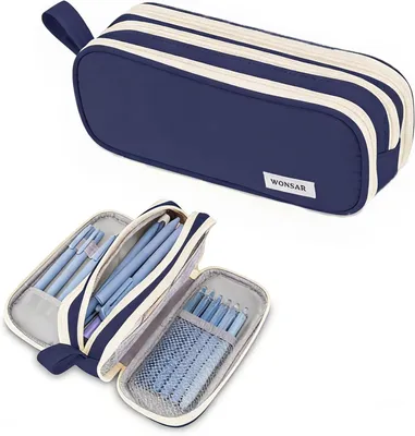 Produktbild von Federtasche 3 Fächer, für Schule
