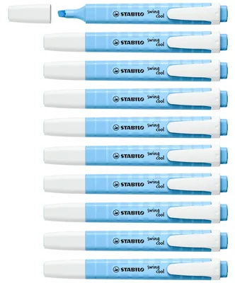 Image de 6x STABILO® 275/112-8 surligneur swing® cool Pastel - bleu ciel