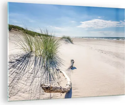 Produktbild von Bilder auf glas - Einteilig - Mrzezyno Strand Meer - 70x50cm - Glasbilder - Wandbilder - Bilder - zum Aufhängen bereit - Wanddekoration aus Glas - Glas Bilder - Wandbild auf Glas - GAA70x50-4281