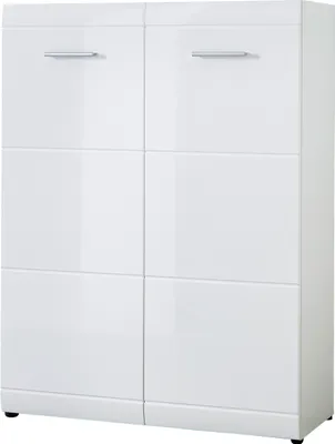 Produktbild von Germania Schuhschrank "GW-ADANA" in Weiß mit Hochglanz-Fronten, 90 x 120 x 36 cm (BxHxT), 3524-84