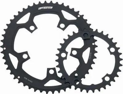 Image de Plateau FSA pour vélo électrique, 5 branches, 2x 110 mm x 34 dents, noir - changement de vitesse précis...
